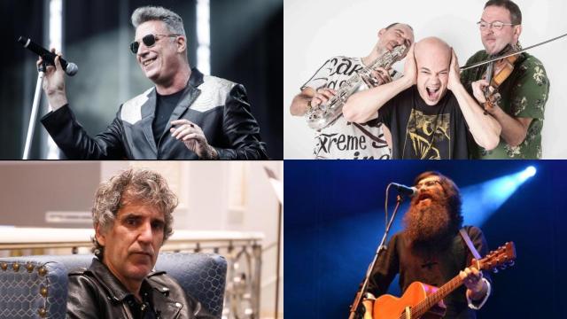 Loquillo, Celtas Cortos, Mikel Erentxun y Arizona Baby en imágenes de archivo