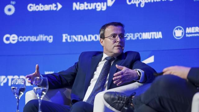 El presidente de la Diputación de Badajoz, Miguel Ángel Gallardo, este viernes en el 'Wake Up, Spain!'