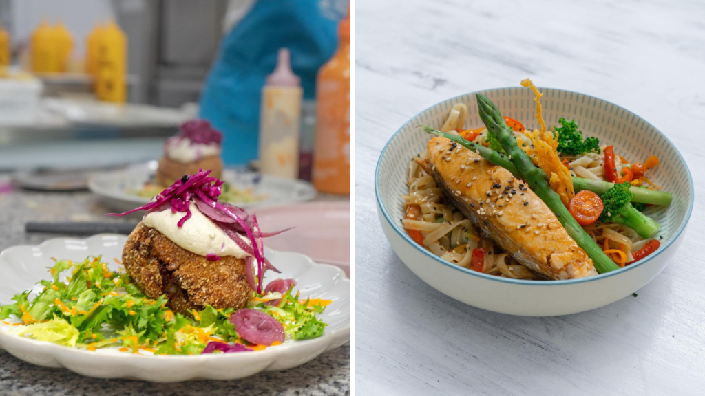 Algunos de los platos de Mareando la Huerta