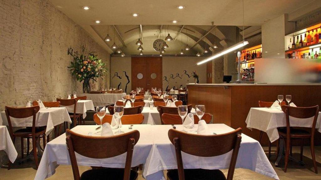 El interior del restaurante.