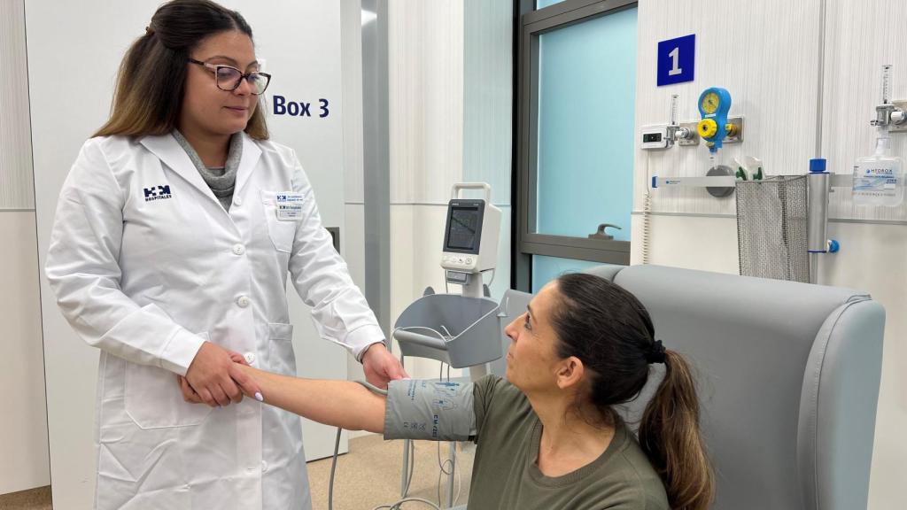 Una paciente atendida en HM Hospitales.