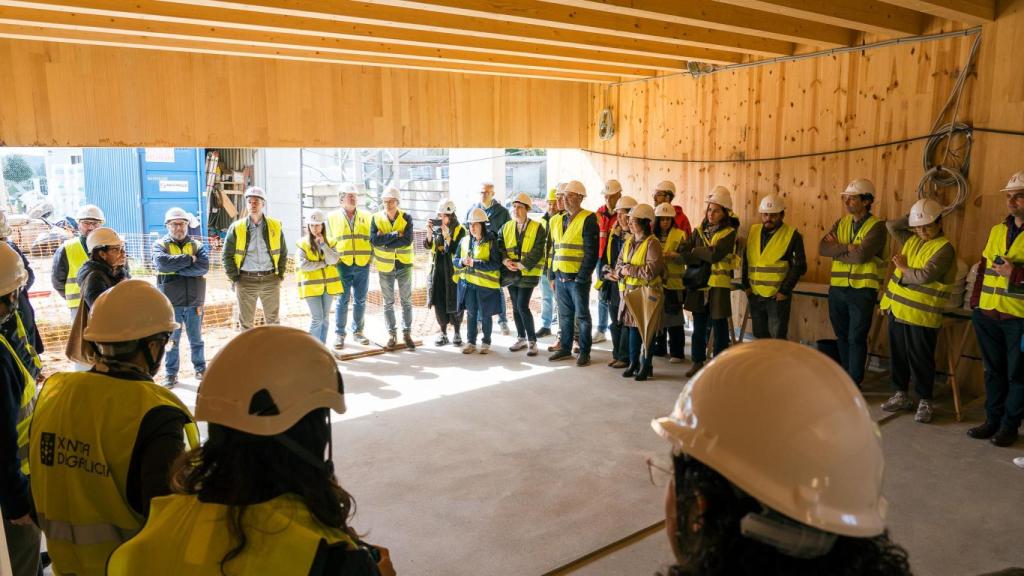 Instante de la visita.