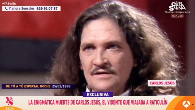 Muere Carlos Jesús, el vidente que se hizo famoso con Cárdenas y Arús en '¡Al Ataque!': No se ha enterado nadie