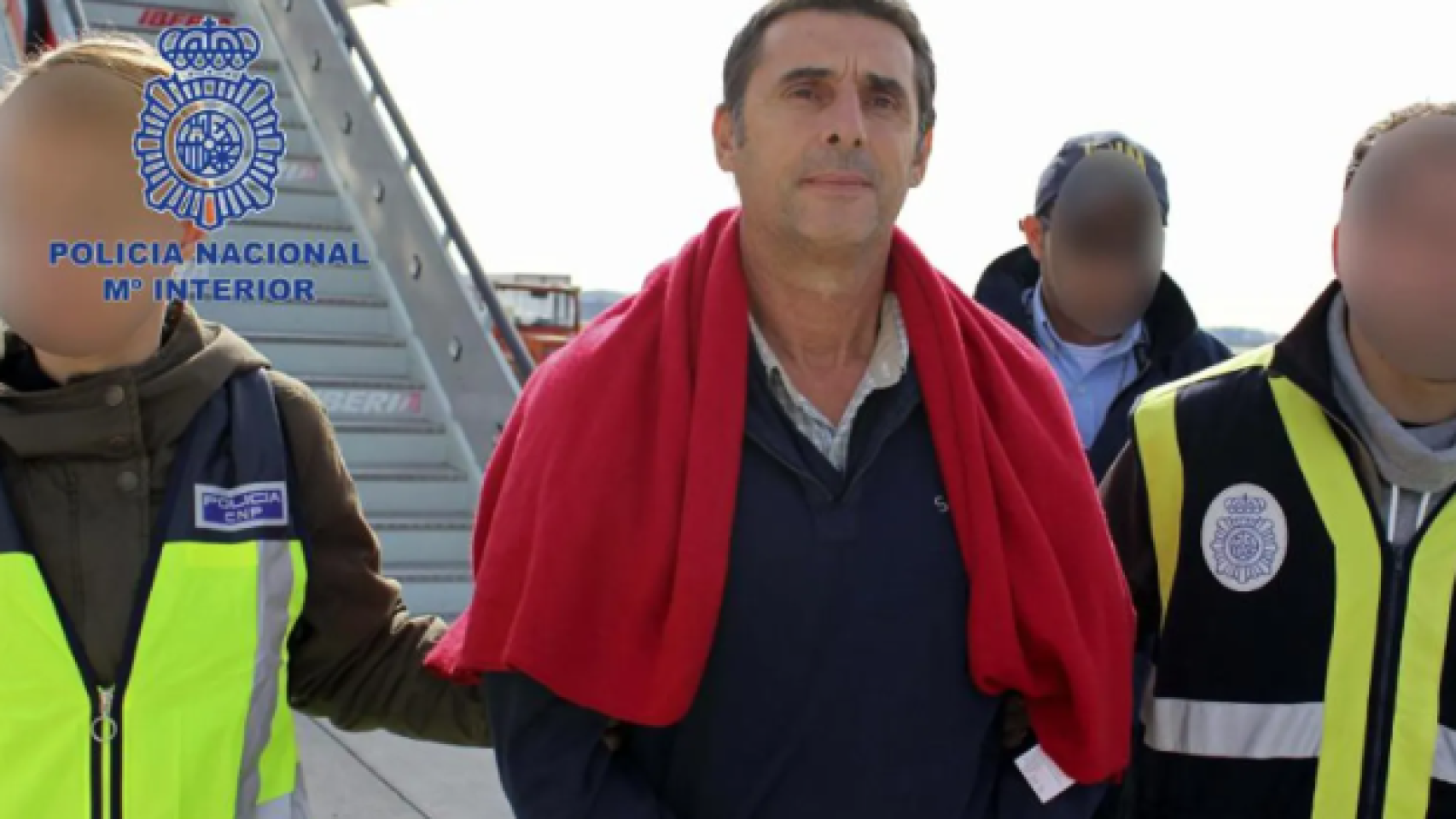 El etarra Narváez Goñi, en 2015, tras ser detenido en México.