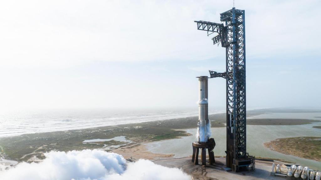 Primer propulsor Super Heavy que reutiliza SpaceX para una prueba de Starship
