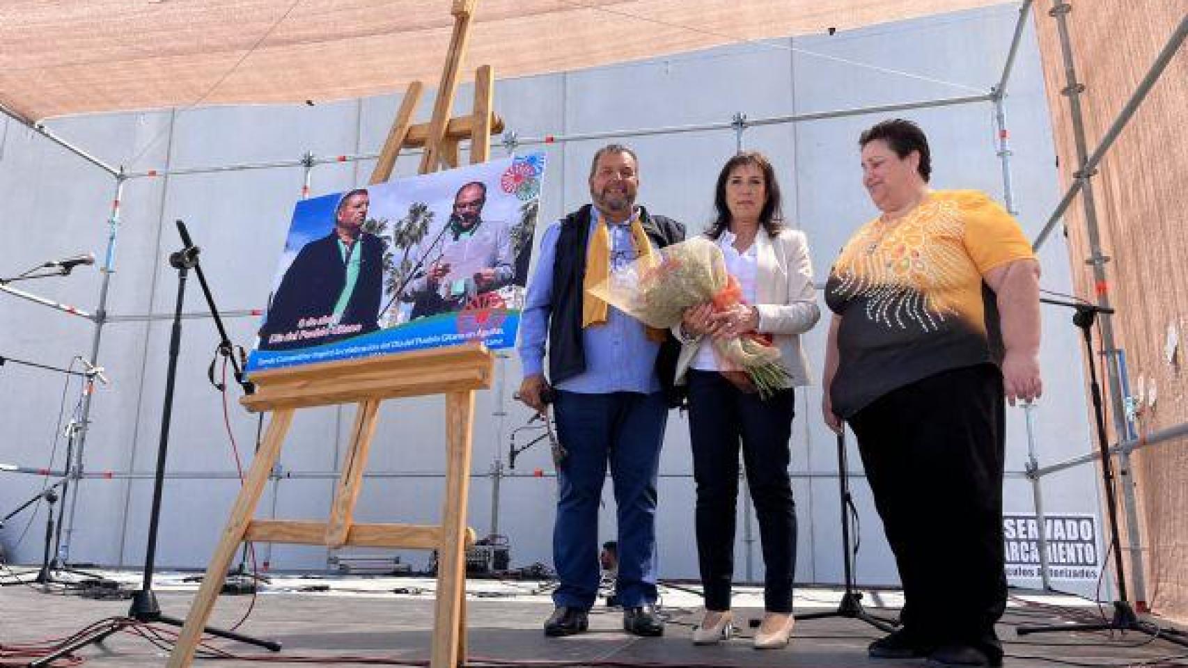 Donato Muñoz, ejerciendo de presidente de la  Asociación Pochibo Caló.