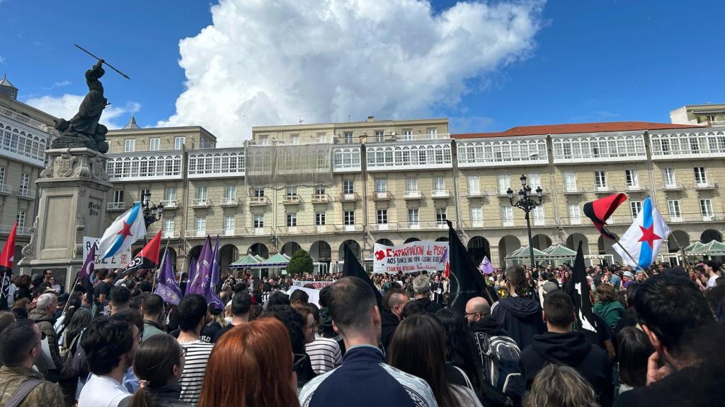 Manifestación por la vivienda en A Coruña
