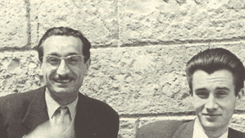 Joan Fuster y Josep Palacios.