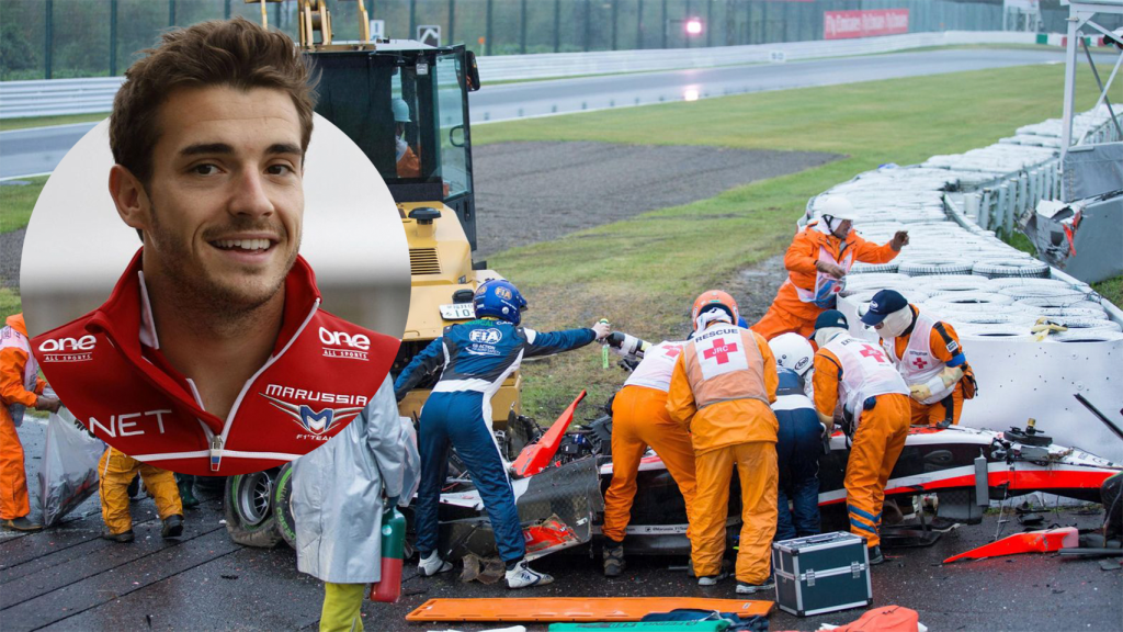 Jules Bianchi, atendido por los equipos médicos
