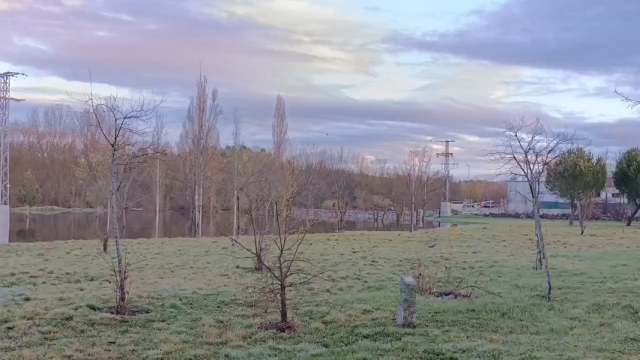 El río Adaja a su paso por Ávila