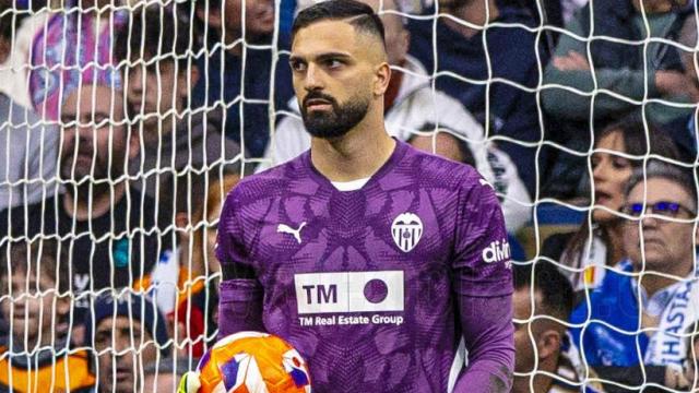 Mamardashvili, en el Bernabéu.