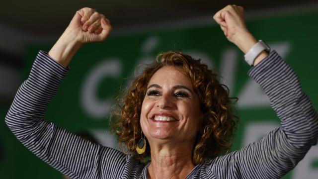 María Jesús Montero, en un acto del PSOE de Andalucía.