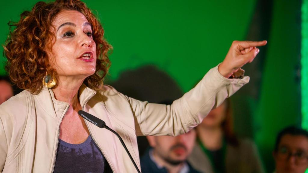 La vicepresidenta María Jesús Montero, este domingo en la inauguración del Congreso del PSOE de Córdoba.