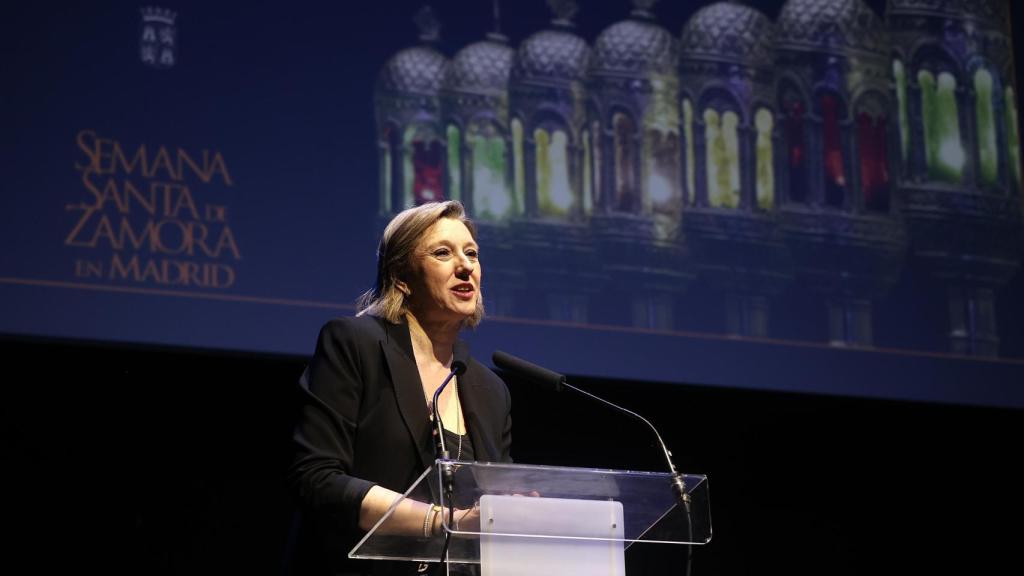 La vicepresidenta de la Junta de Castilla y León y consejera de Familia e Igualdad de Oportunidades, Isabel Blanco, asiste al 73º Pregón de la Semana Santa de Zamora en Madrid