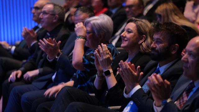 Isabel Blanco (c) acude al pregón de la Semana Santa de Zamora
