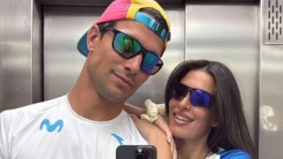 Lidia Torrent y Jaime Astrain, en una imagen de las redes sociales.