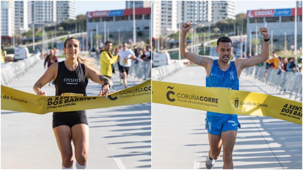 Álvaro Presedo y Penélope Martínez, ganadores carrera popular Matogrande-Xuxán