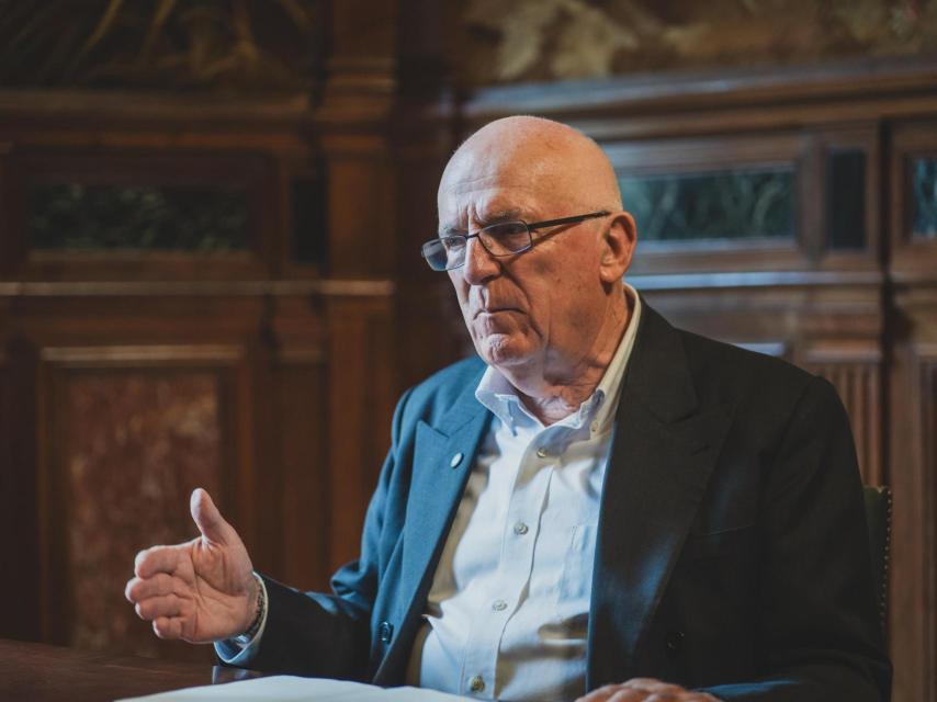 Sir Richard Dearlove, durante la entrevista.