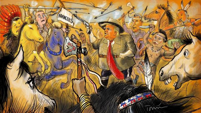 La protesta mundial por los aranceles pone a Trump a la defensiva: su equipo admite que habrá un proceso de ajuste