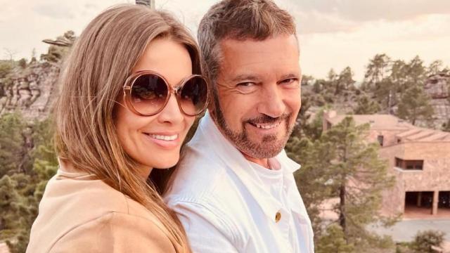 Nicole Kimpel y Antonio Banderas.