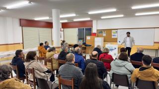 Imagen de una de las charlas.