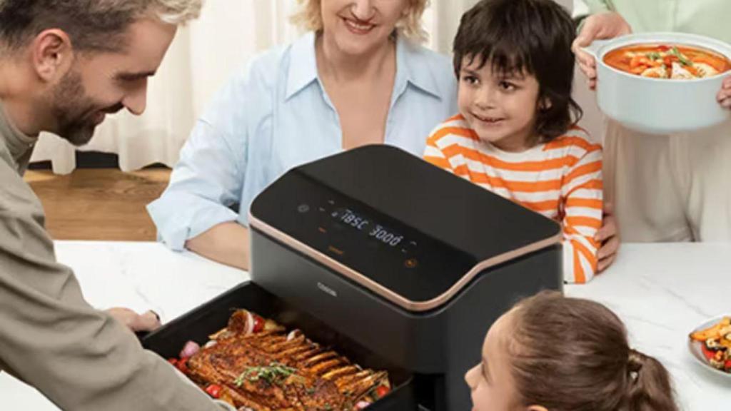 Lleva semanas siendo la freidora de aire más vendida, es dual y está rebajada un 30% en Amazon