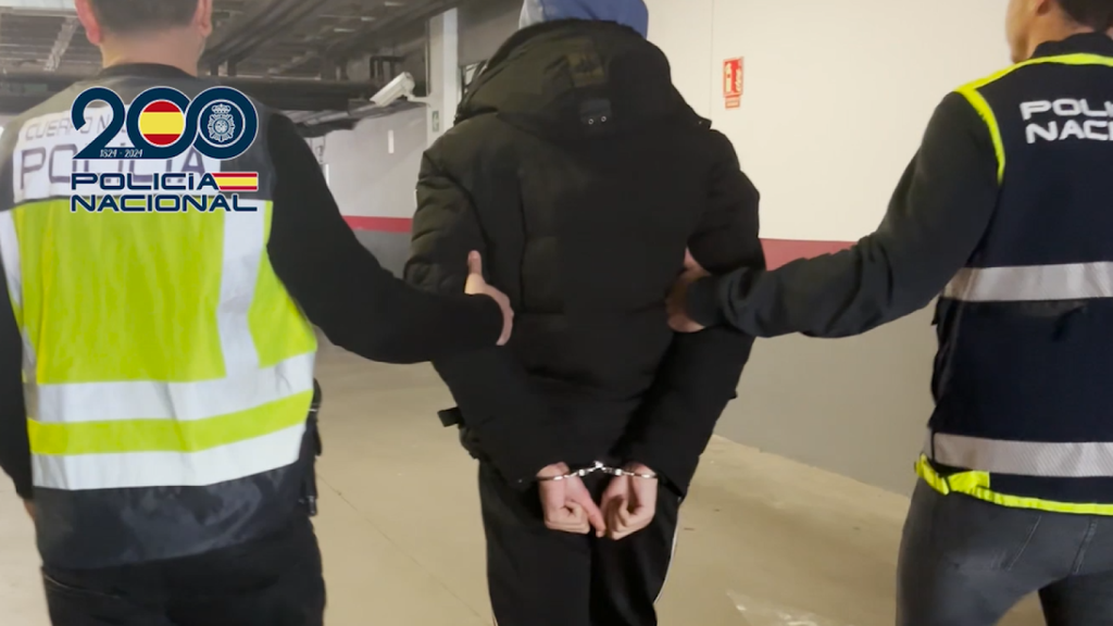 Uno de los trinitarios detenidos.