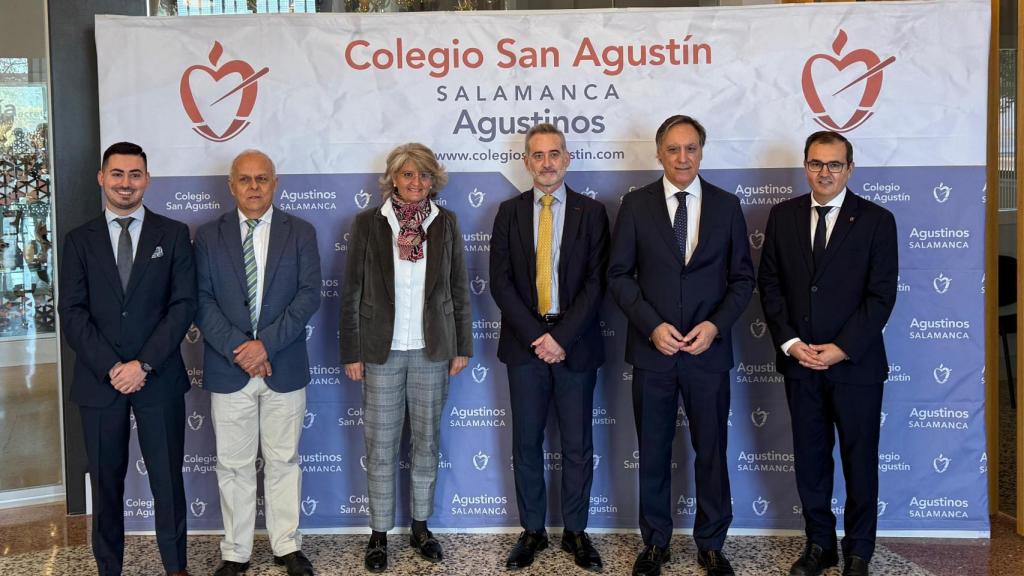 El alcalde de Salamanca visita el Colegio San Agustín