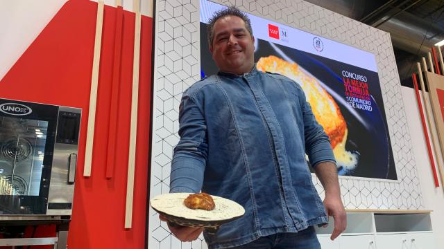 Sergio Hernández de Latasia, ganador de la Mejor Torrija de Madrid.