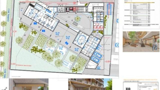 Imagen del edificio proyectado en Viveros