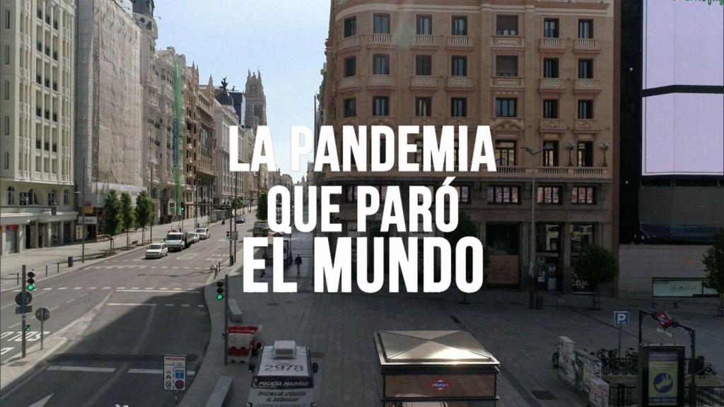 Logo del programa especial 'La pandemia que paró el mundo'.