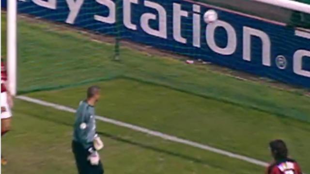 Momento del partido contra el Milan