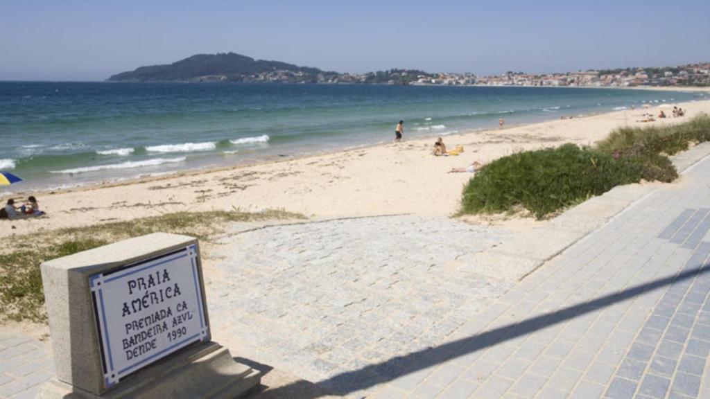 Praia América en Nigrán (Pontevedra)