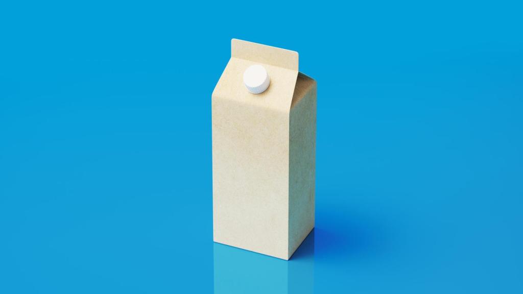 Un tetrabrik de leche.