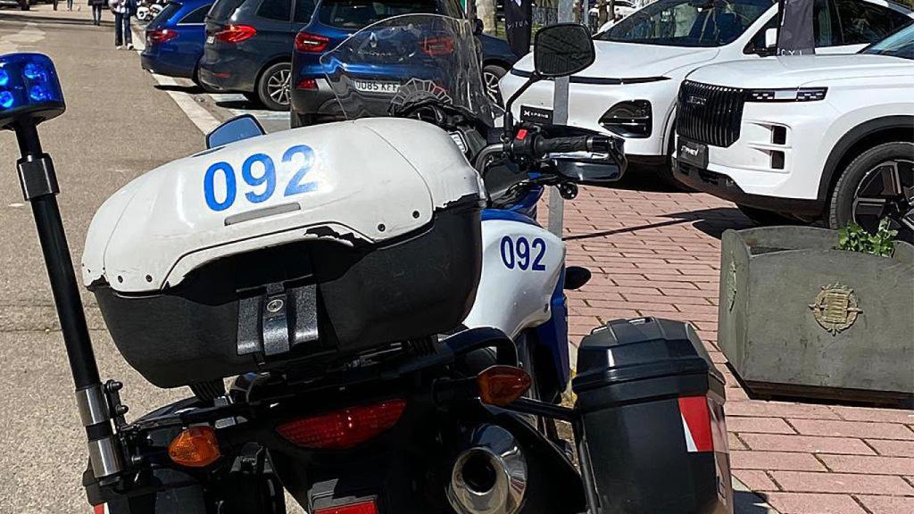 Una moto de la Policía Local de Valladolid