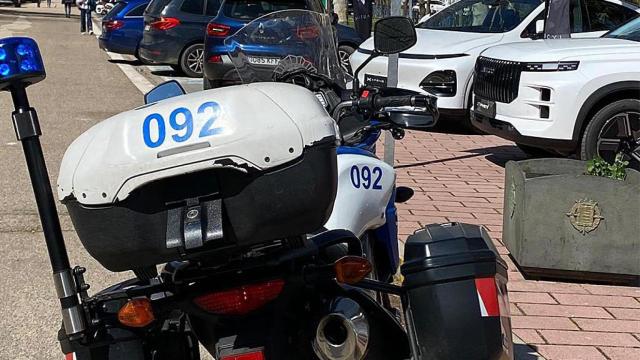 Una moto de la Policía Local de Valladolid