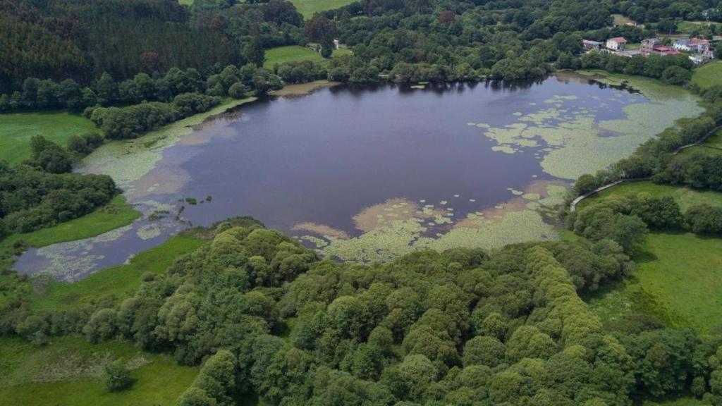 Zona del ámbito de afección del parque eólico Satrebares en A Coruña y Lugo.