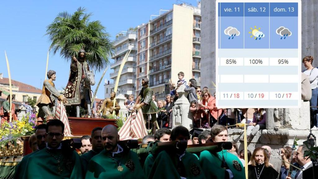 La procesión de La Borriquilla en Valladolid