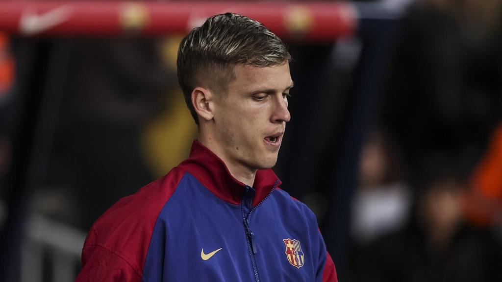 Dani Olmo, con el FC Barcelona