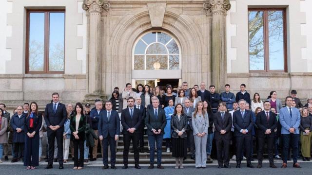 La Xunta realiza un minuto de silencio en recuerdo de la víctima de O Bolo