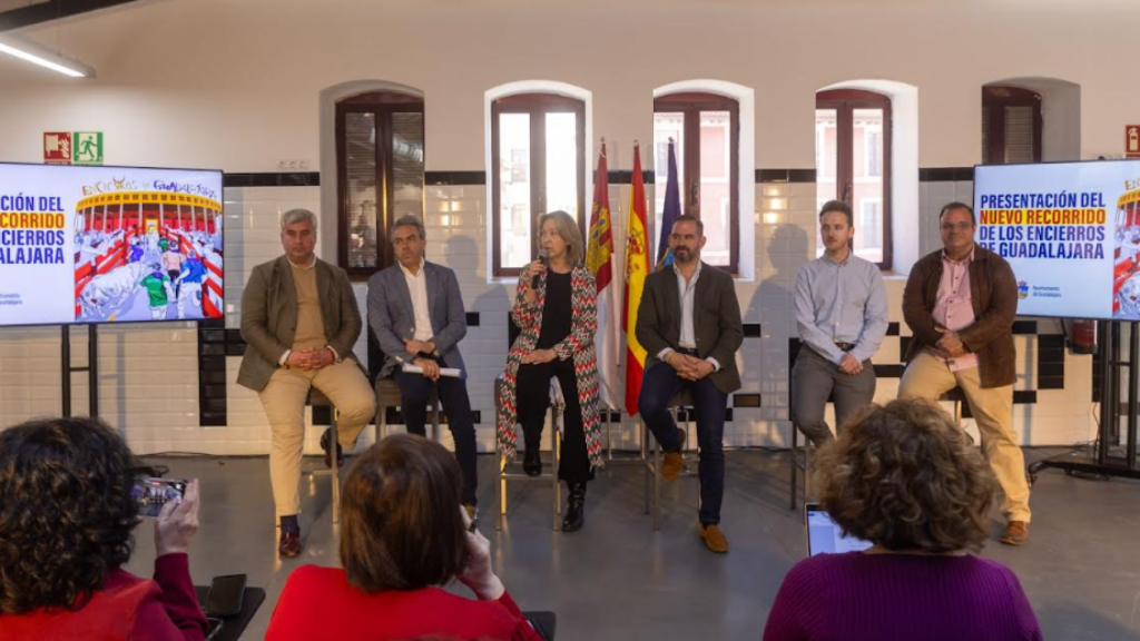 Presentación del recorrido de los encierros en puntas de Guadalajara. Foto: Ayuntamiento.