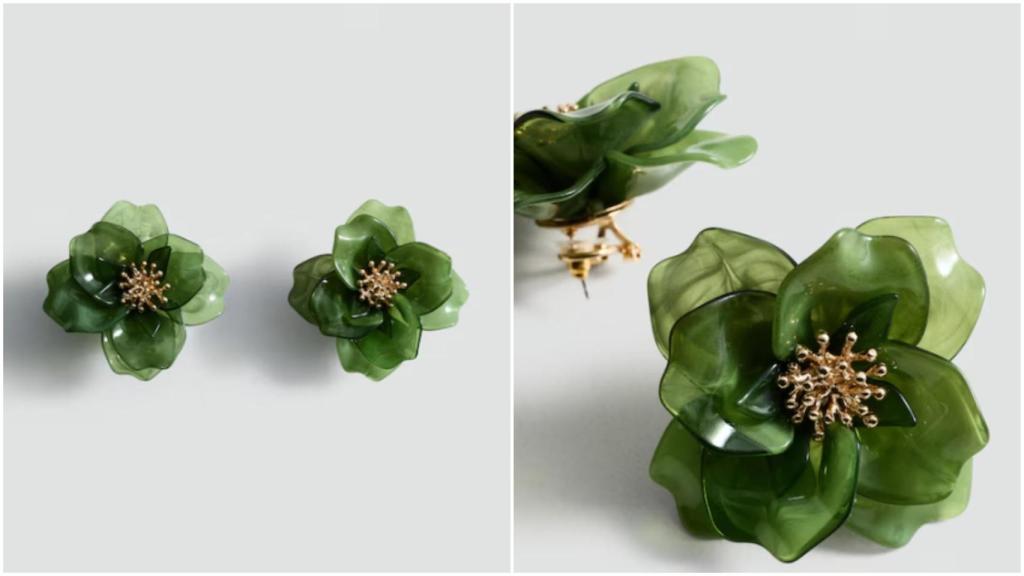 Pendientes de flor de Mango. Ref: 87004422