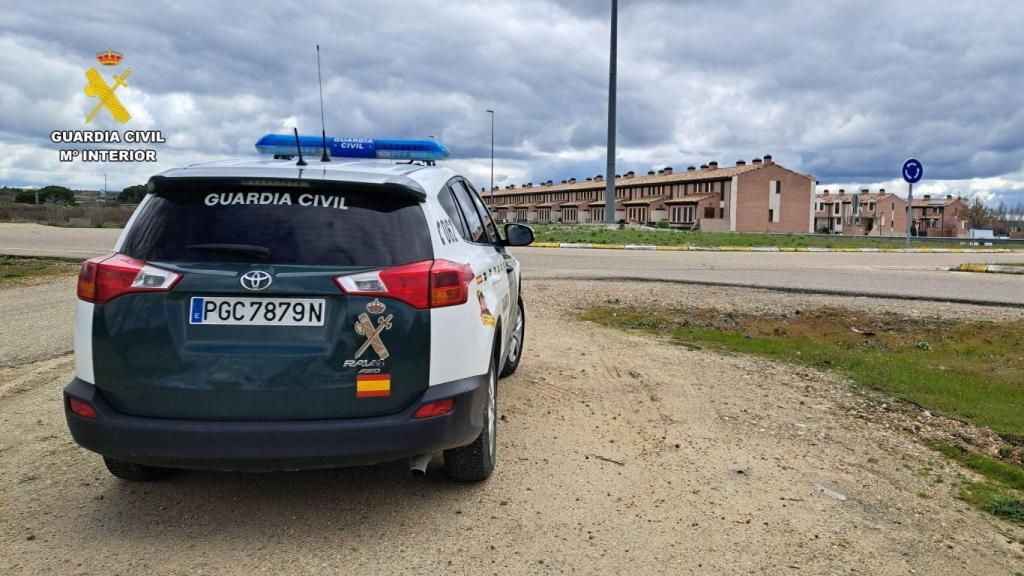 Un vehículo de la Guardia Civil