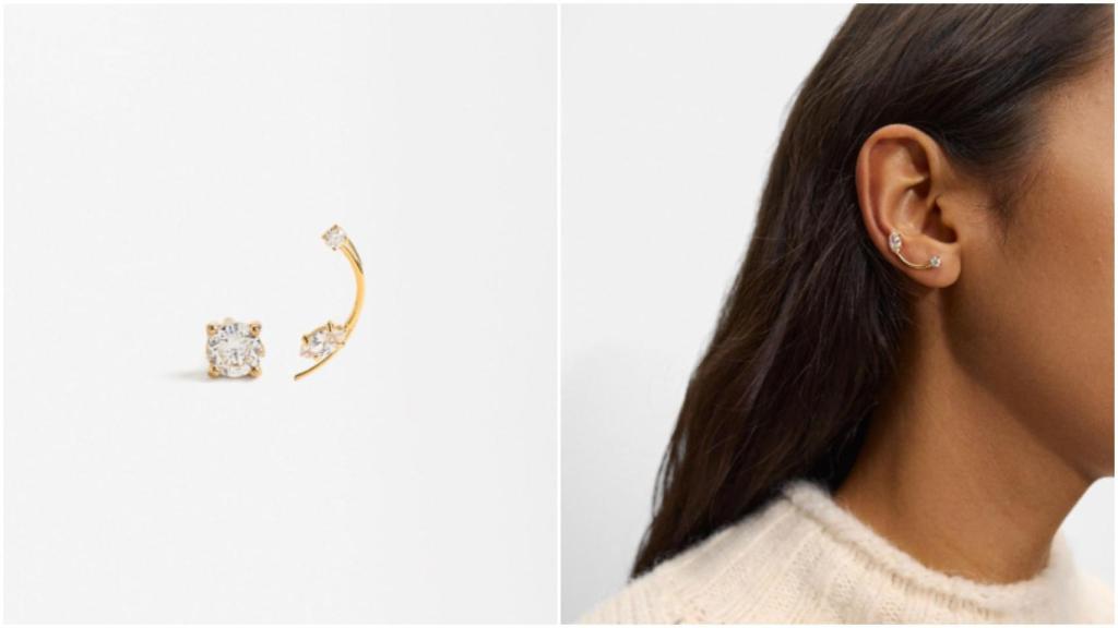 Pendientes asimétricos de Parfois. Ref: 228338_GDU