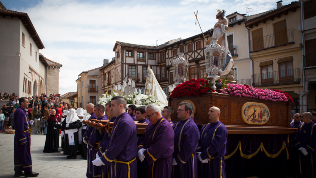 La procesión de El Encuentro del Domingo de Resurrección