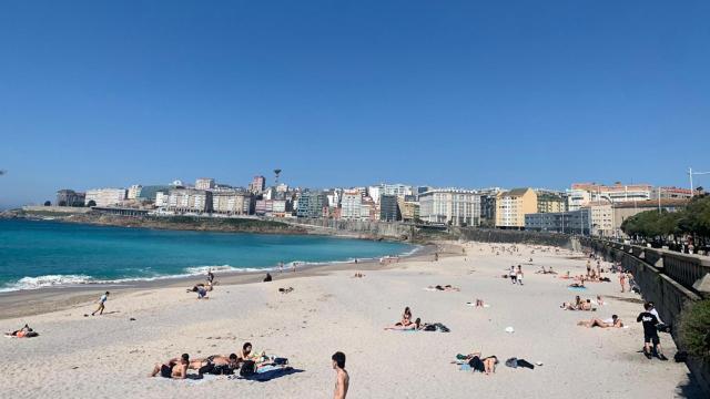La playa de Orzán hoy