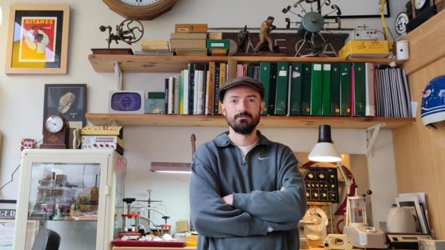 David Rodríguez, en el interior de Nemesio.