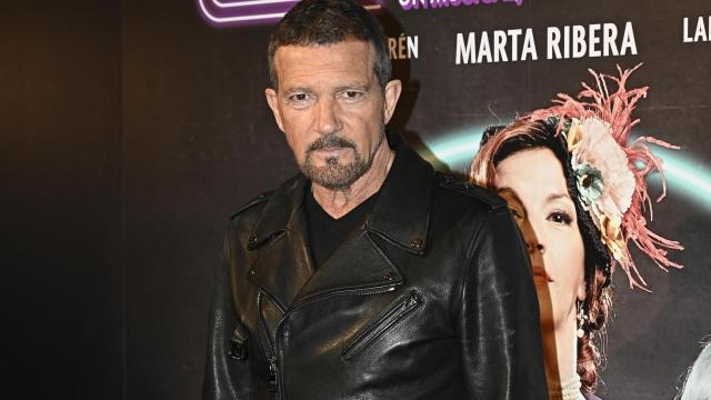 Antonio Banderas durante la presentación de su musical en Madrid 'Gipsy'.
