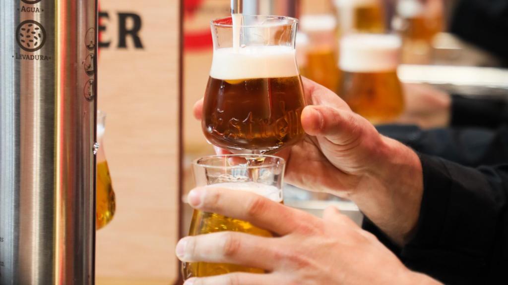 Caña tirada del concurso del Salón Gourmets.