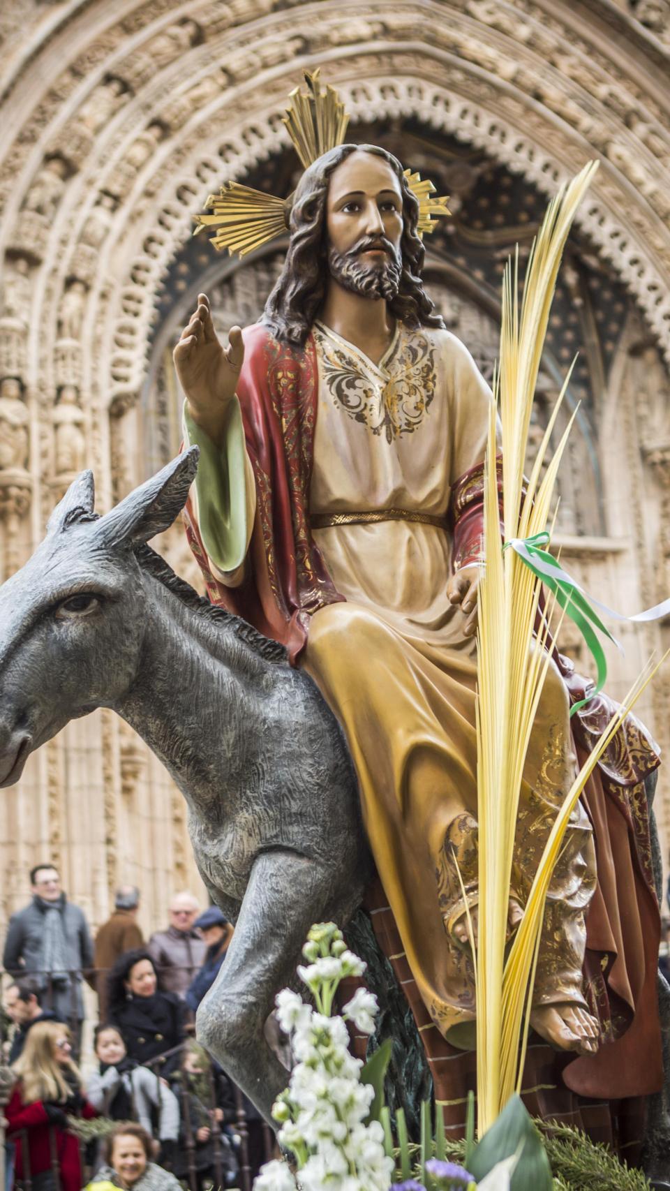 Paso de La Borriquilla en Aranda de Duero